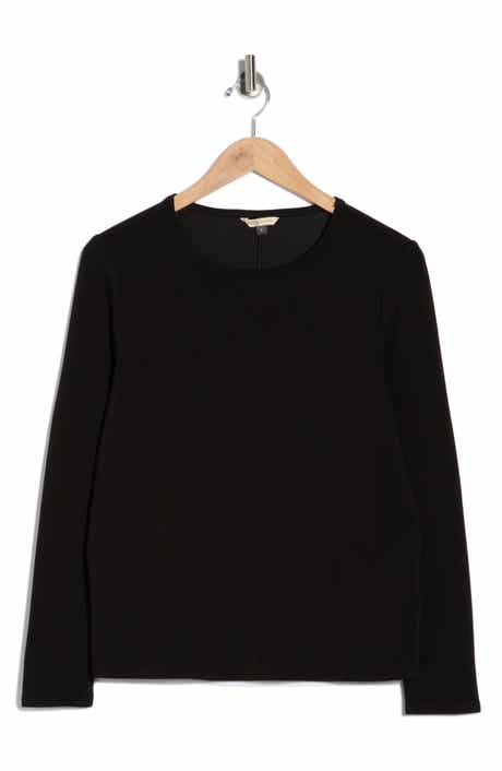 NYDJ Sand Washed Long Sleeve Scuba T-Shirt