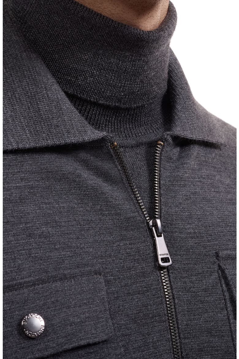 Milano Merino Wool Cardigan, Alternate, color, ANTHRACITE