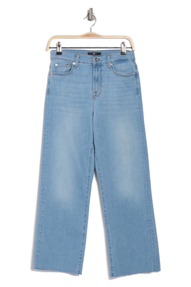 Alexa High Waist Crop Wide Leg Jeans, Alternate, color, SIRTE