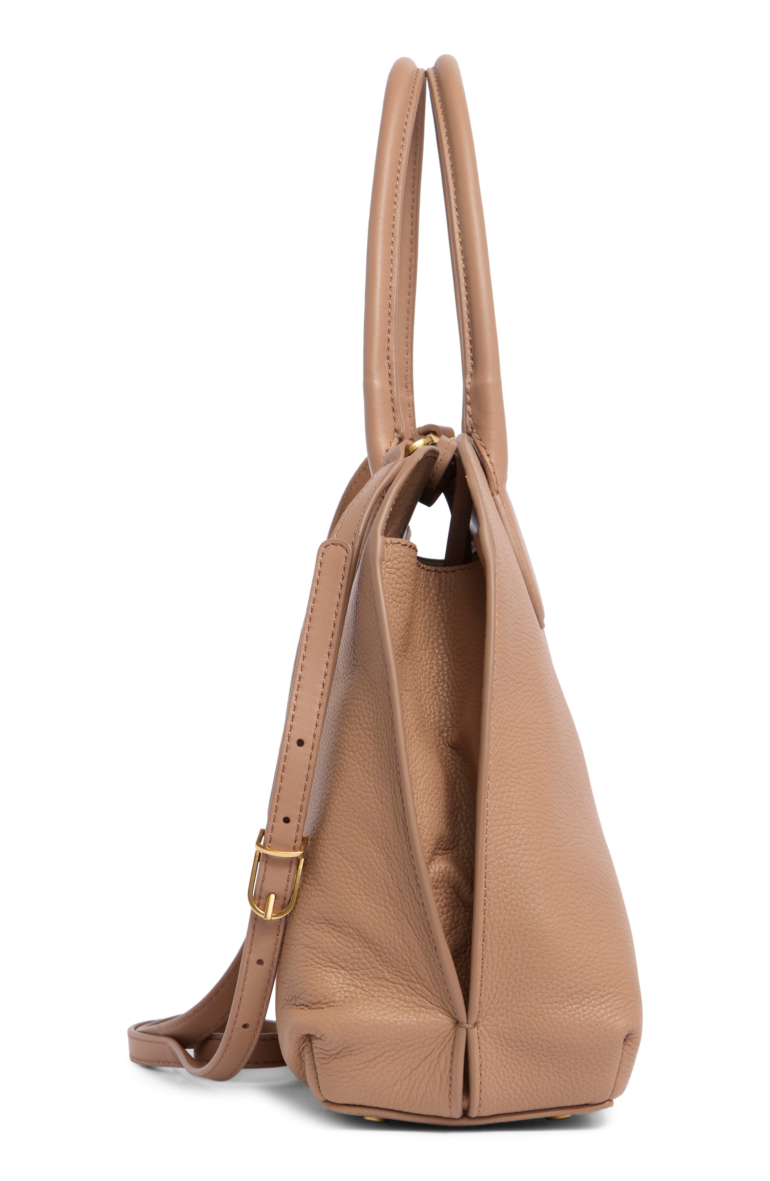 Donna Medium Satchel, Alternate, color, PECAN