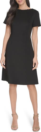 Short Sleeve A-Line Dress