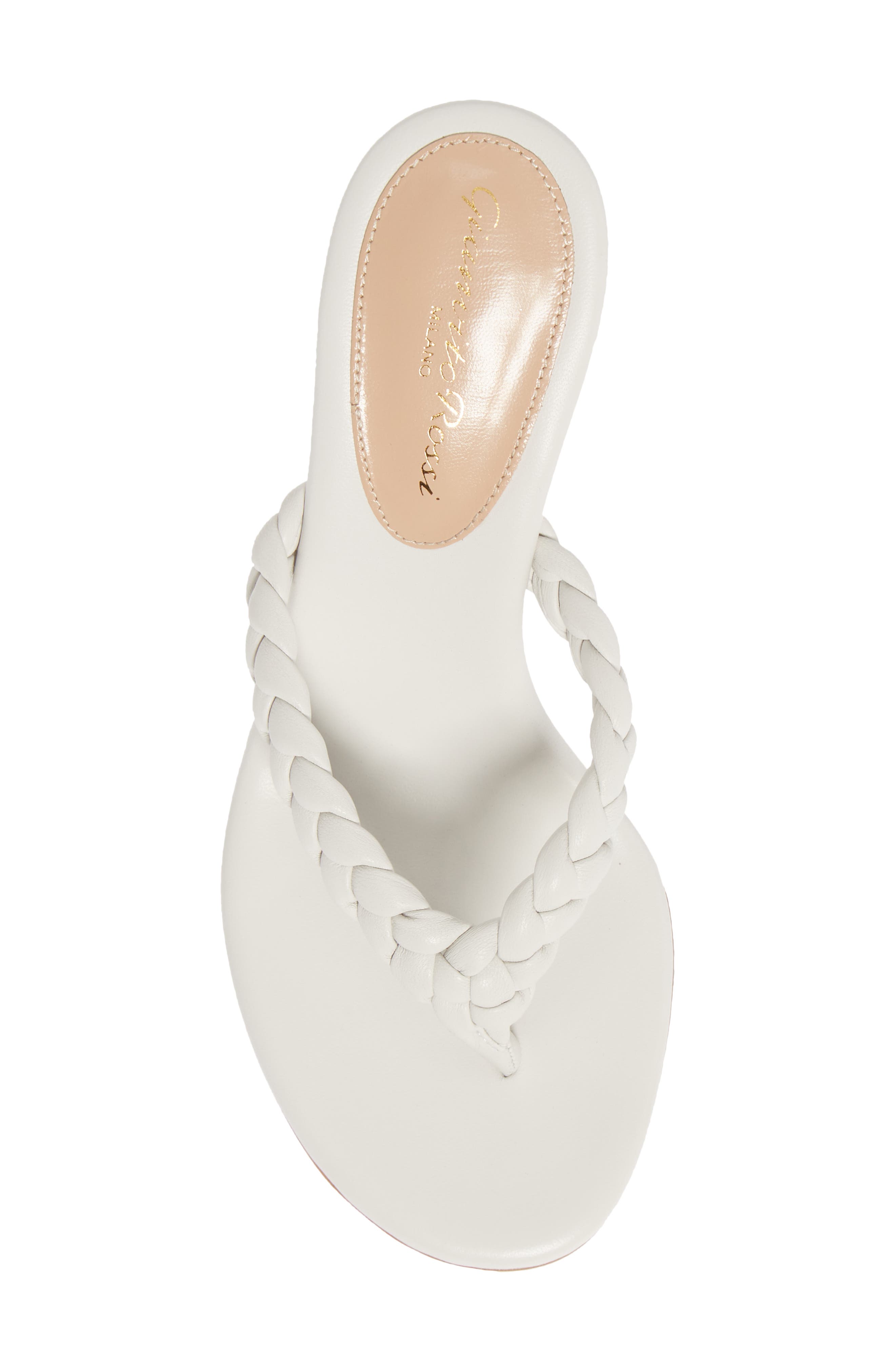 Gianvito Rossi Braided Strap Sandal, Alternate, color, 