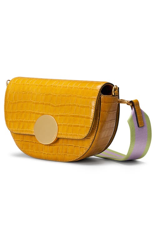 Oryany Lottie Croc Embossed Crossbody Bag