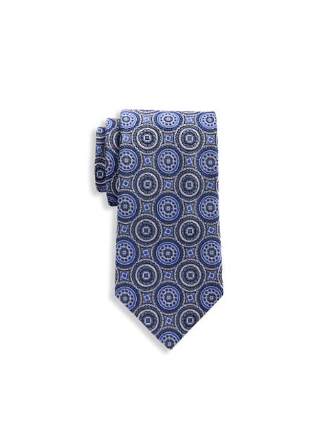 Big & Tall Circular Medallion Tie