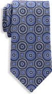 Oak Hill Premium by DXL Big & Tall Circular Medallion Tie