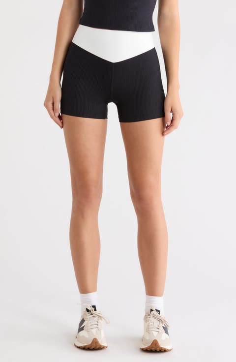 Two-Tone Dip Shorts