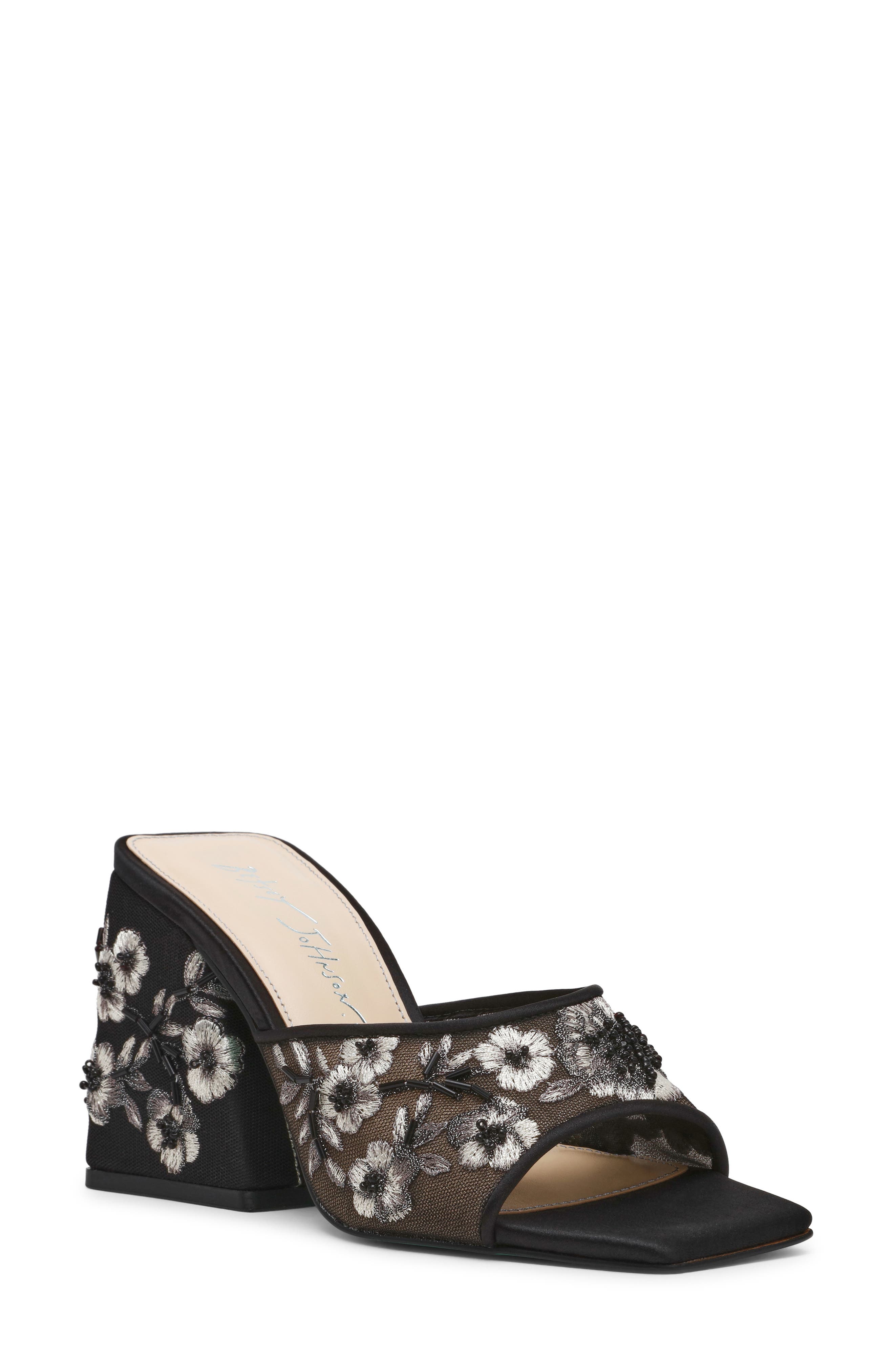 Betsey Johnson Roo-E Block Heel Sandal, Main, color, 