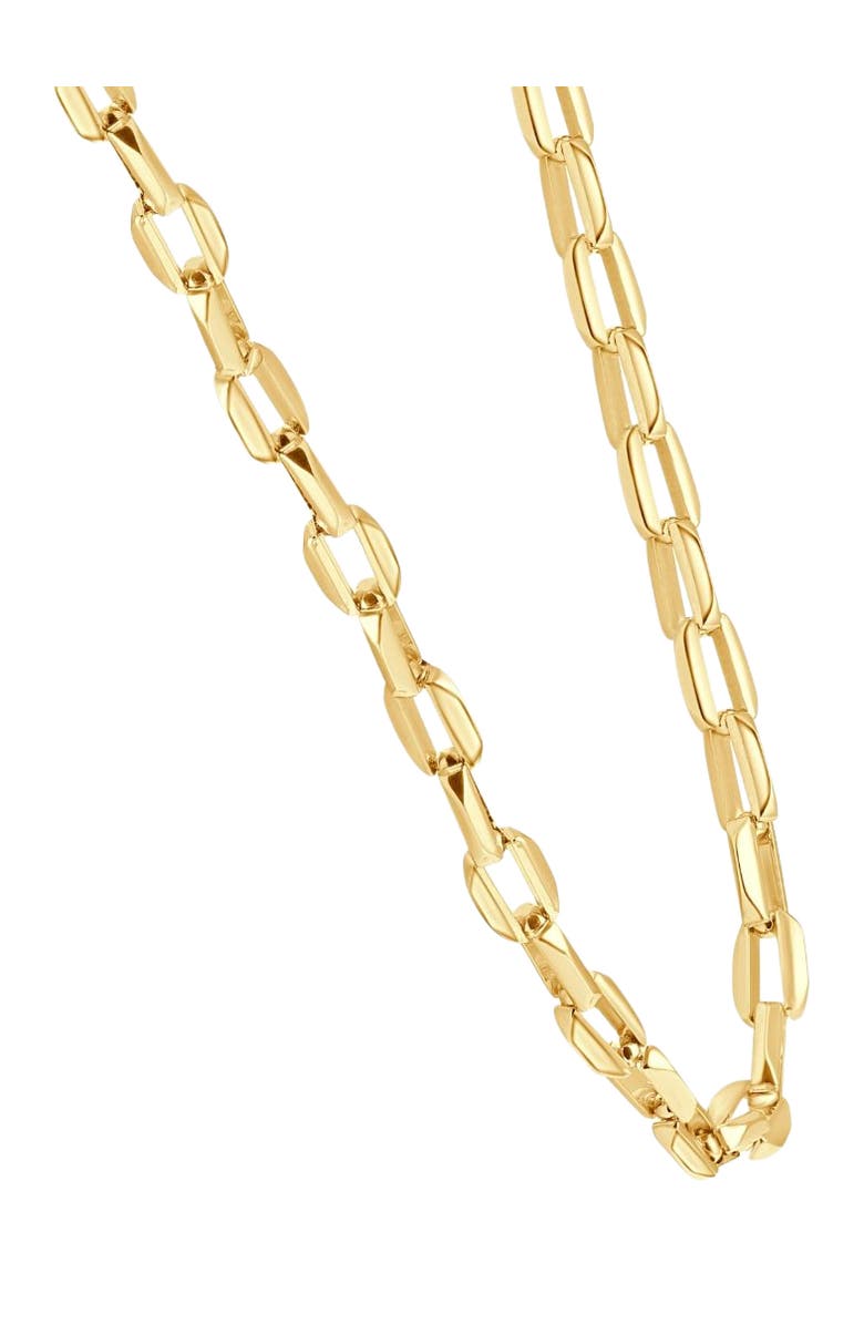 Bliss Diamond 14k Gold Women's 24" Chain Necklace 34 Grams 8mm Thick, Alternate, color, 14K Yellow Gold