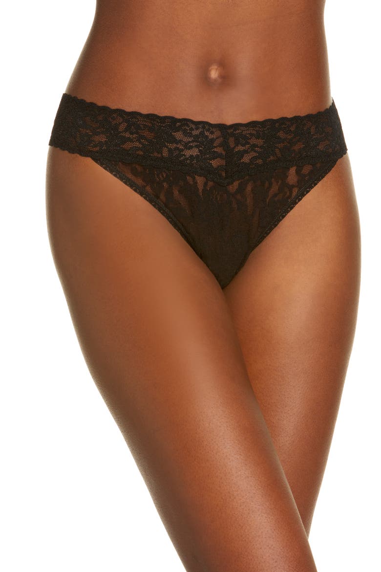 Original Rise Thong, Alternate, color, BLACK