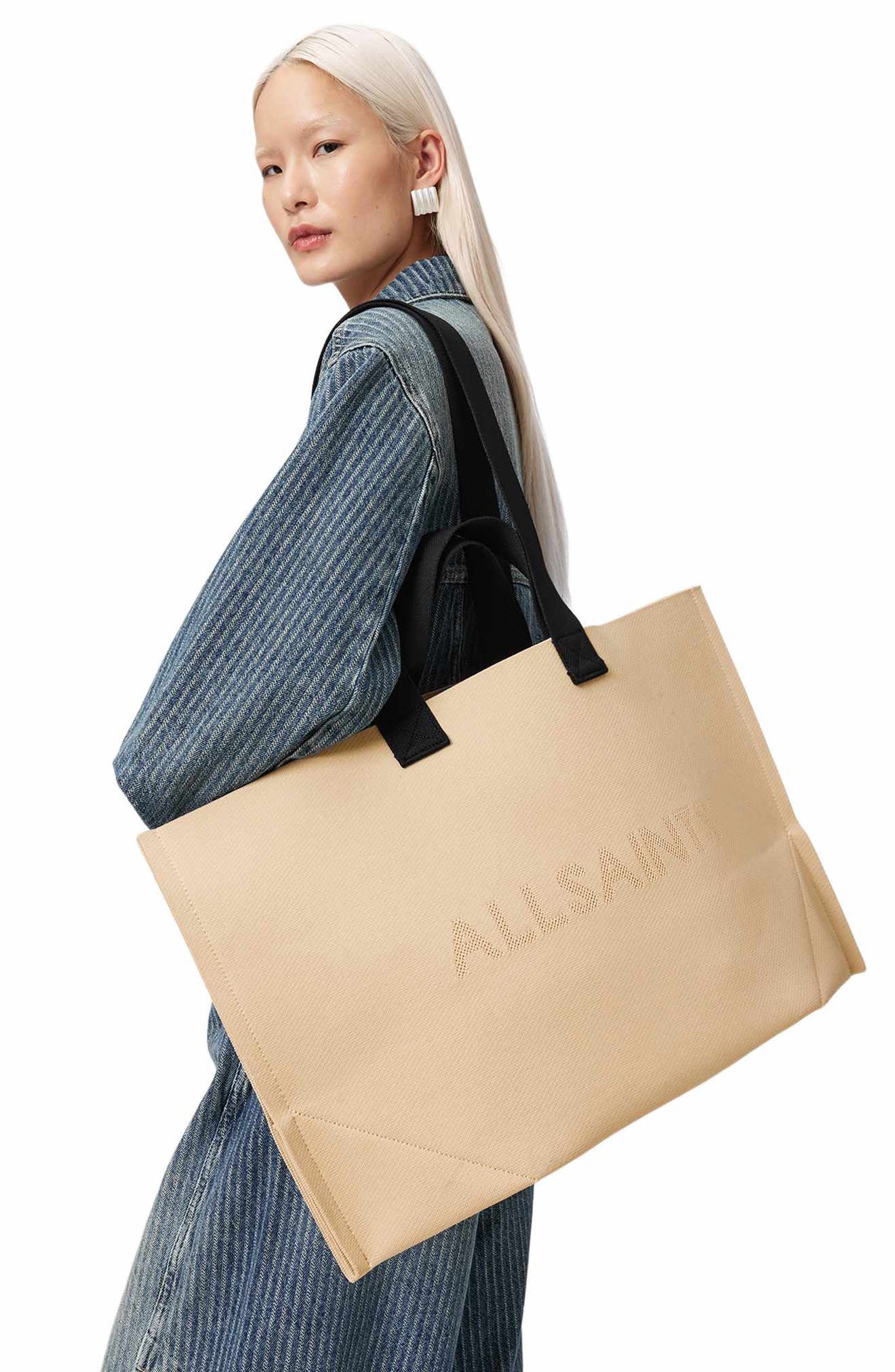 Lutece Knit Tote, Alternate, color, UNBLEACHED