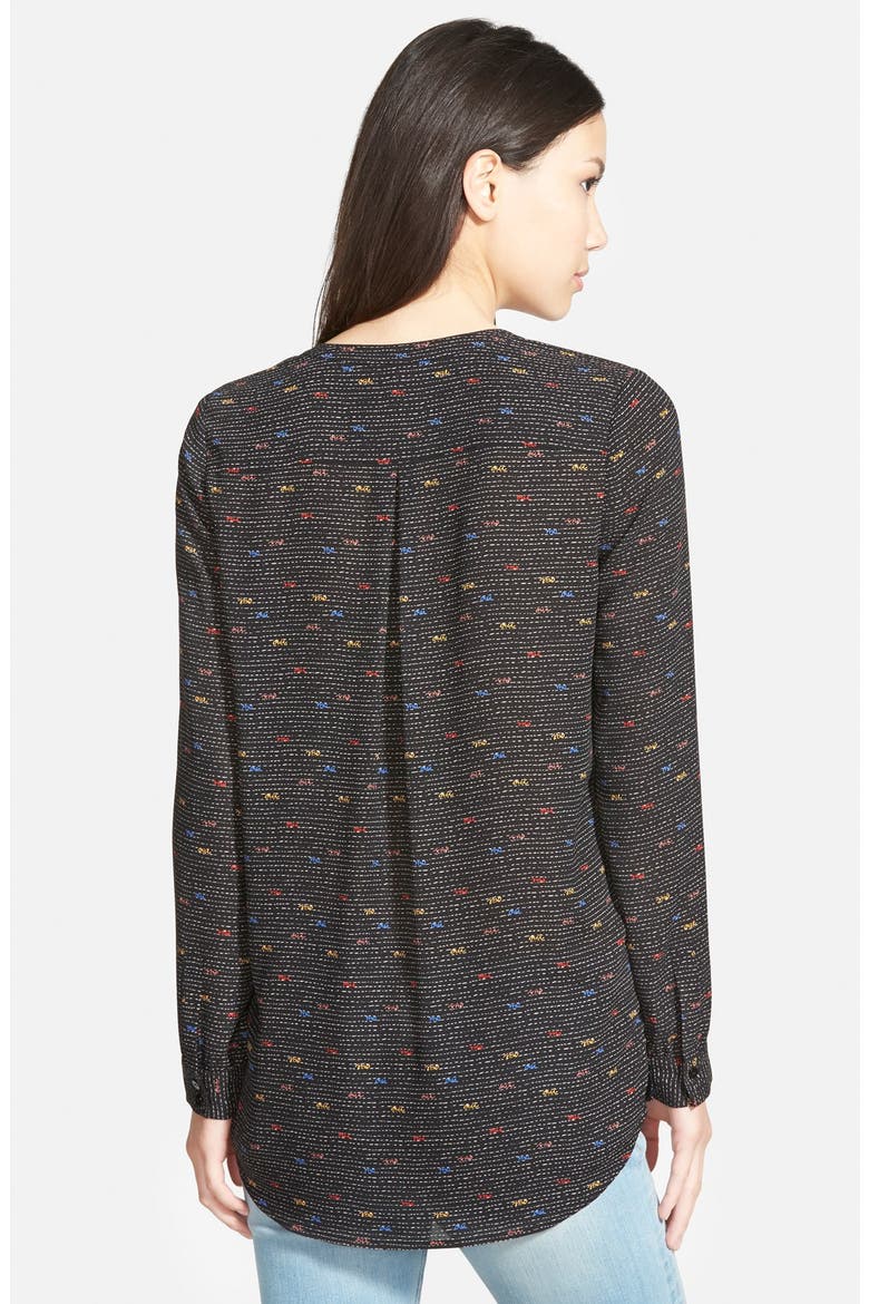 Print Woven Tunic, Alternate, color, OUI OUI