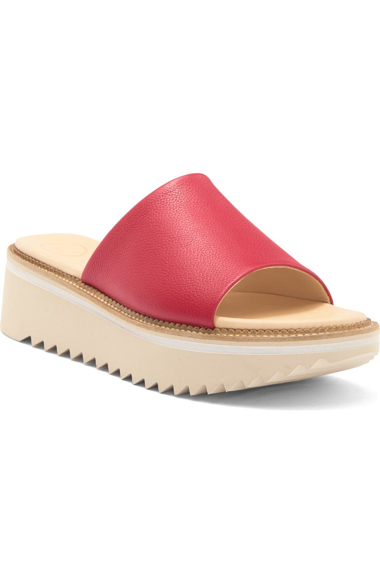 Paul Green May Slide Sandal, Main, color, Salsa Leather