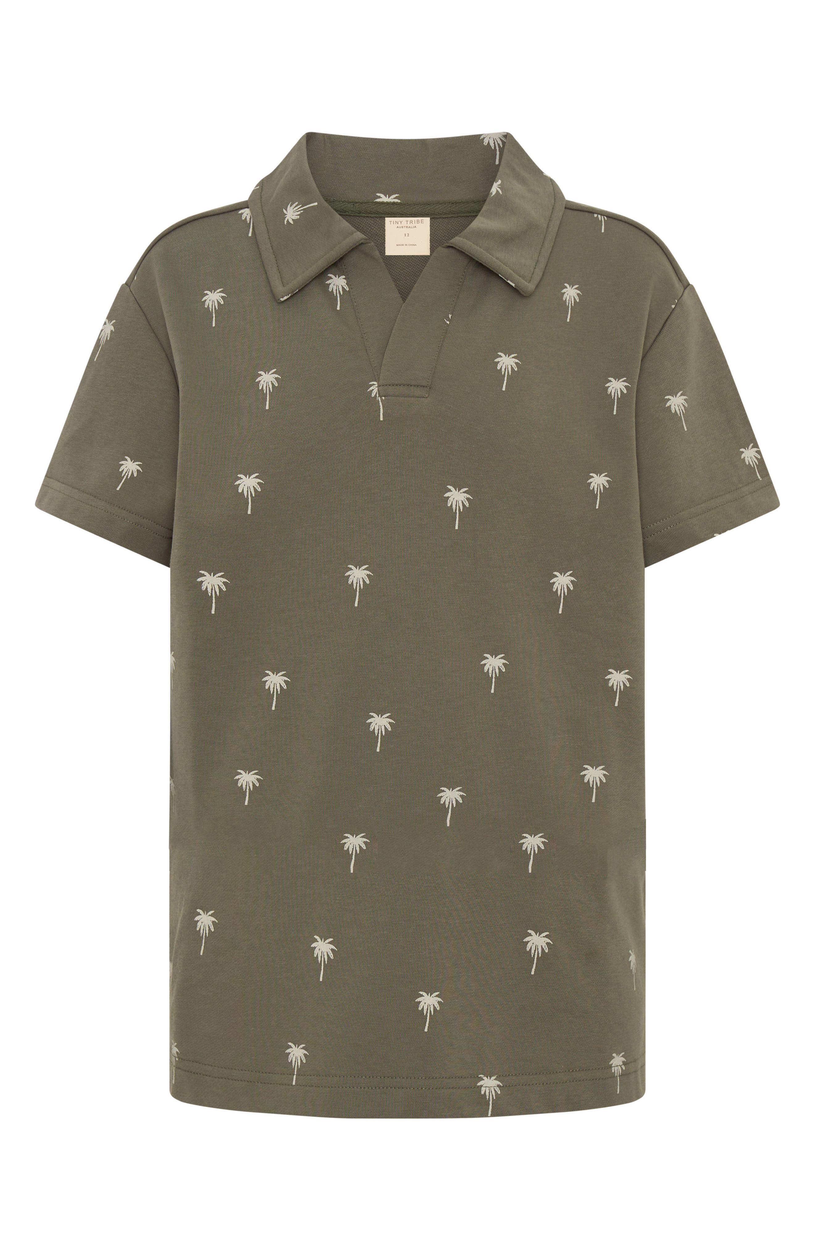 Kids' Palm Tree Print Polo