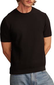 Lucky Brand Rib Short Sleeve Sweater
