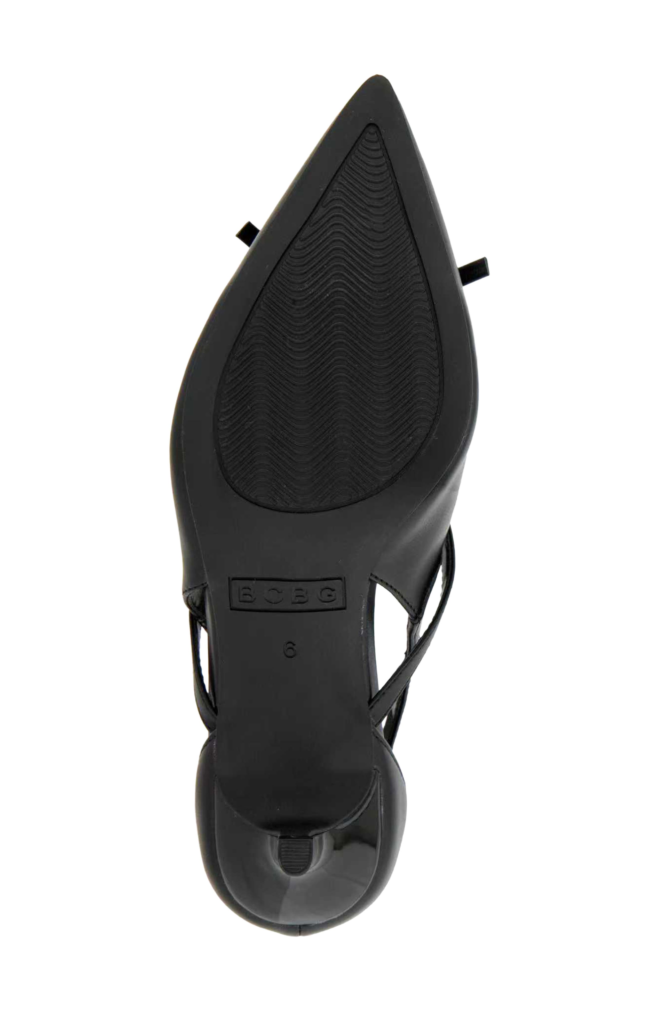 Dawny Faux Leather Pump, Alternate, color, BLACK