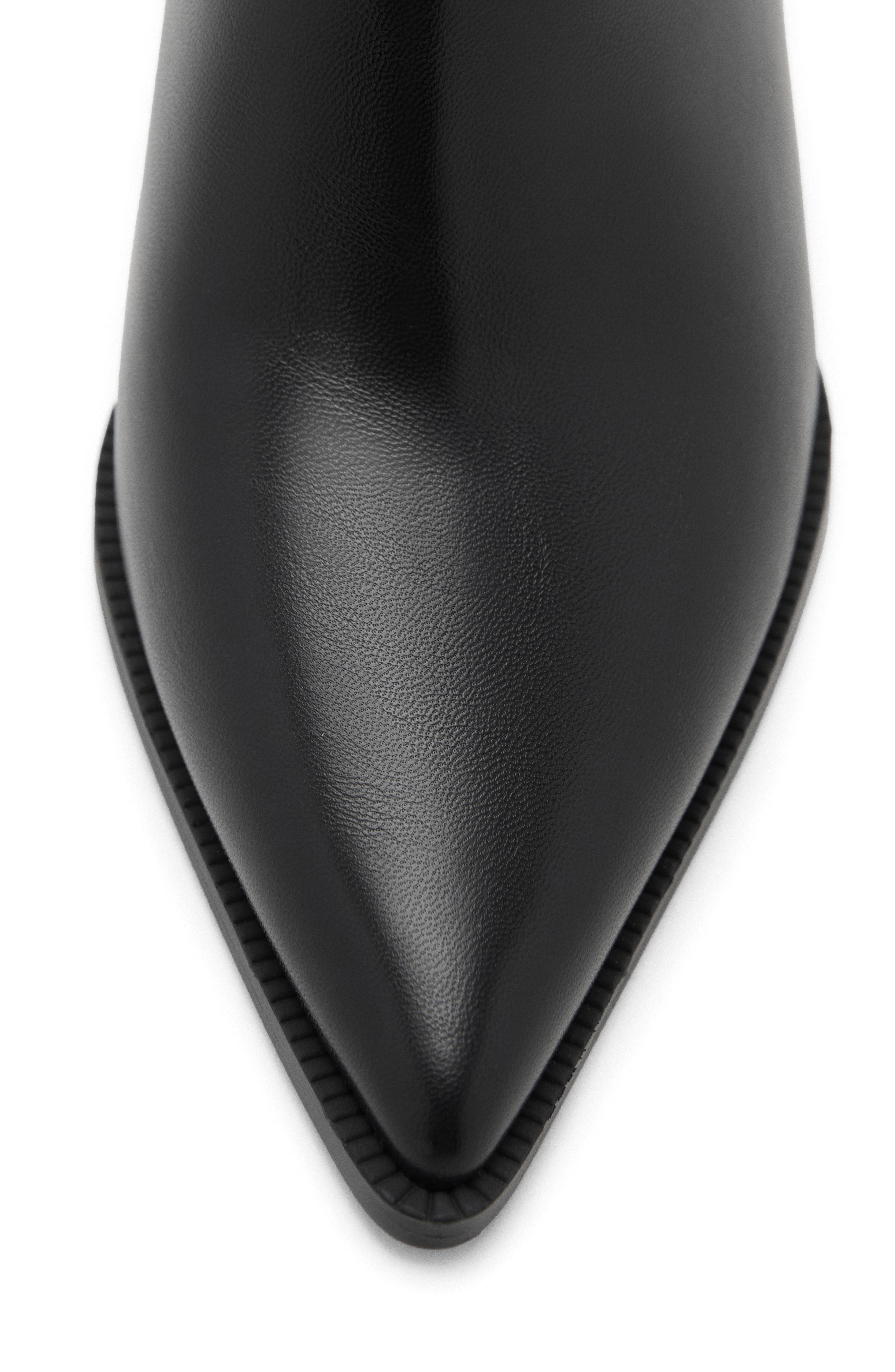 MANGO Nino Block Heel Bootie, Alternate, color, Black