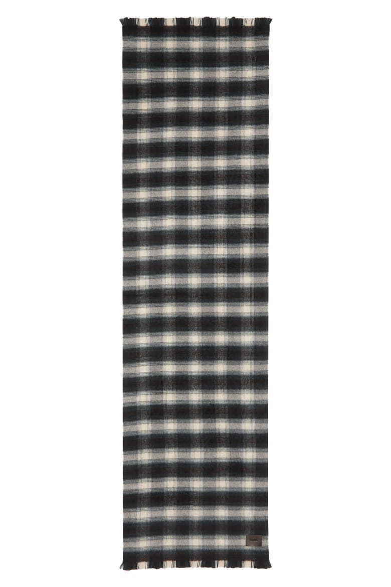 Brushed Double Face Merino Wool Scarf, Alternate, color, COUNTRY RACER