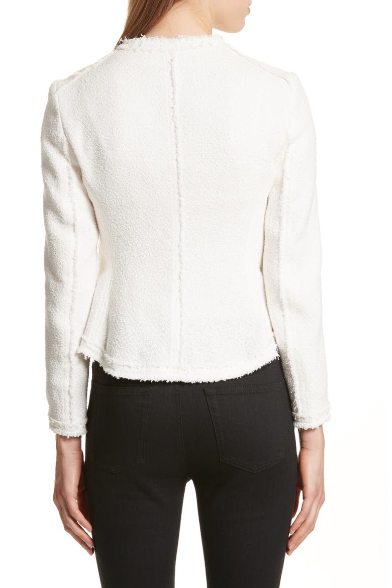Flounce Jacket, Alternate, color, IVORY