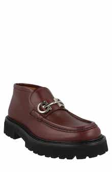 FERRAGAMO Geffer 2 Gancini Lug Sole Loafer