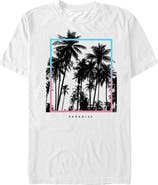 Lost Gods Men's Lost Gods Palm Tree Paradise Graphic T-Shirt