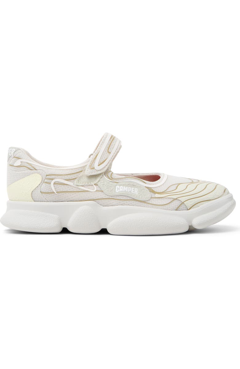 Camper Karst Mary Jane Sneaker, Alternate, color, White Multi