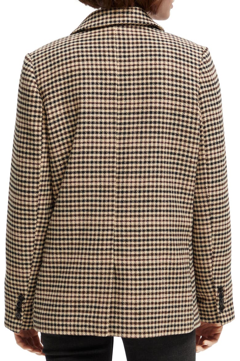Heritage Check Double Breasted Blazer, Alternate, color, 5204-WINTER FROST CHECK