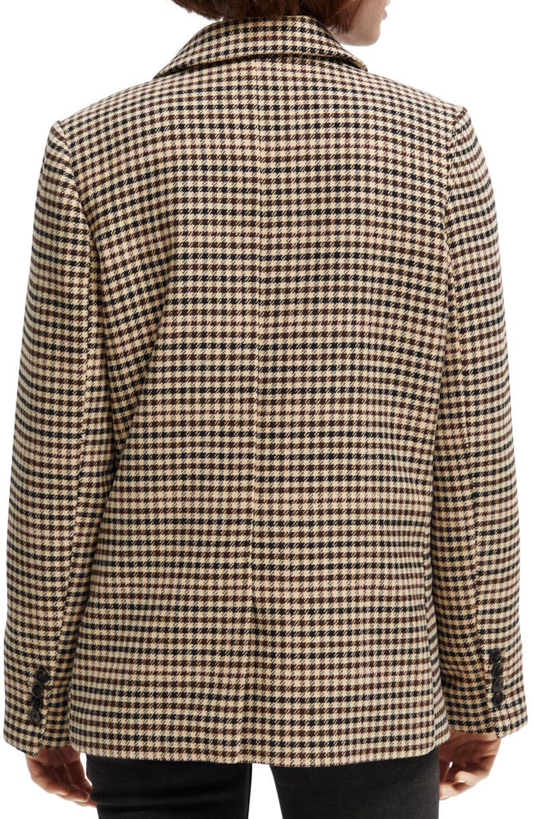Scotch & Soda Heritage Check Double Breasted Blazer, Alternate, color,