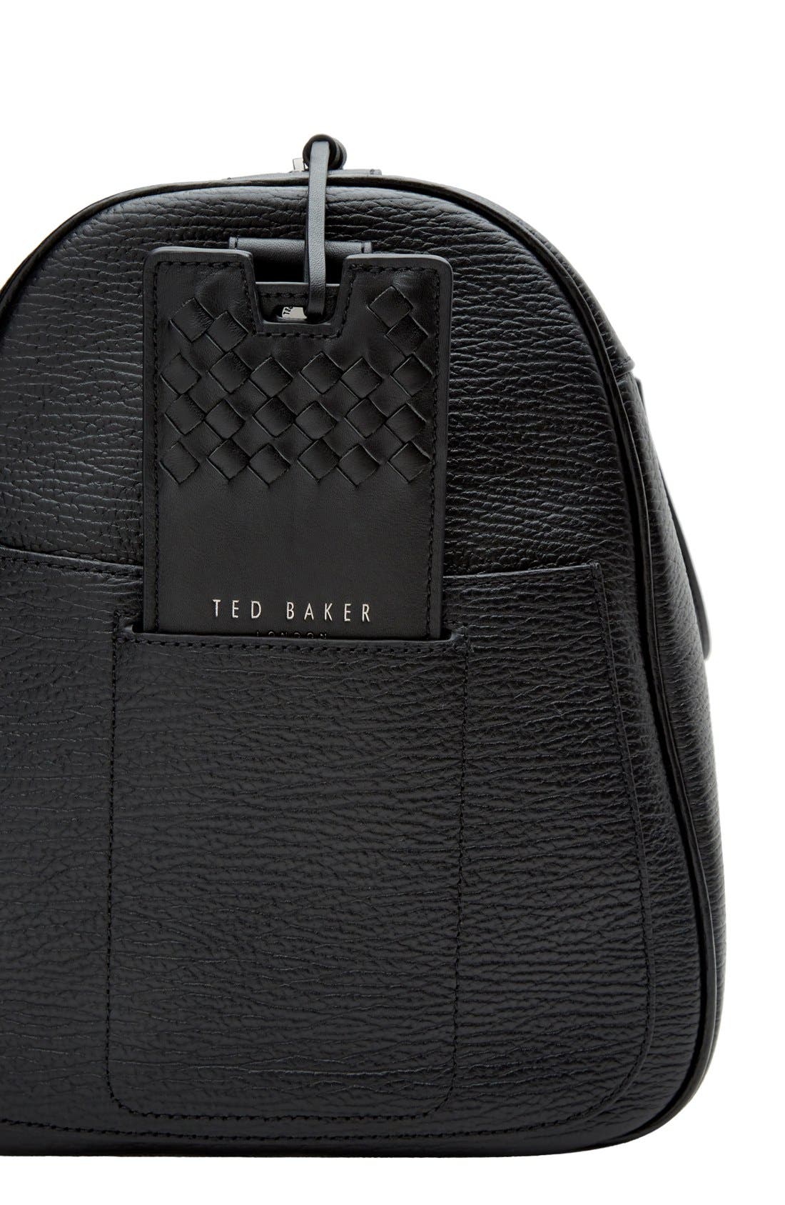 Ted Baker London 'Elojio' Leather Duffel Bag, Alternate, color, 