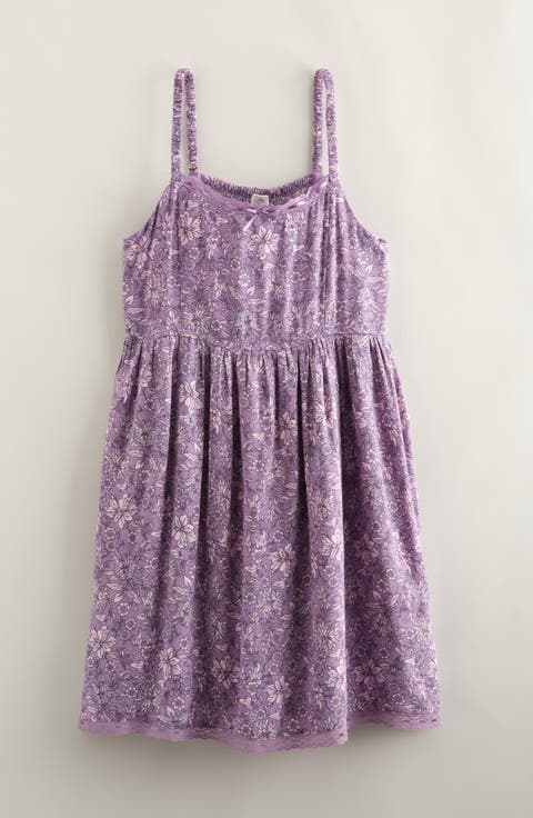Kids' Floral Babydoll Slipdress (Big Kid)