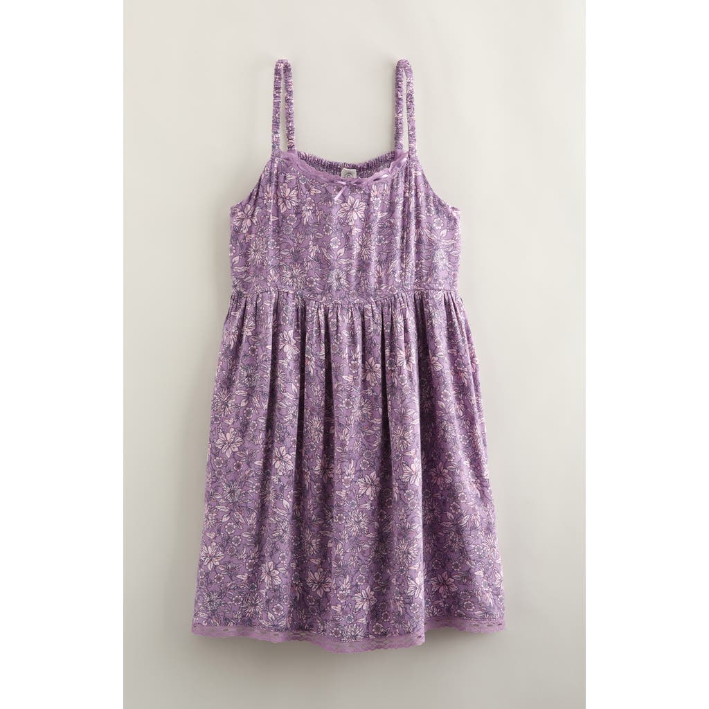 Treasure & Bond Kids' Floral Babydoll Slipdress In Multi