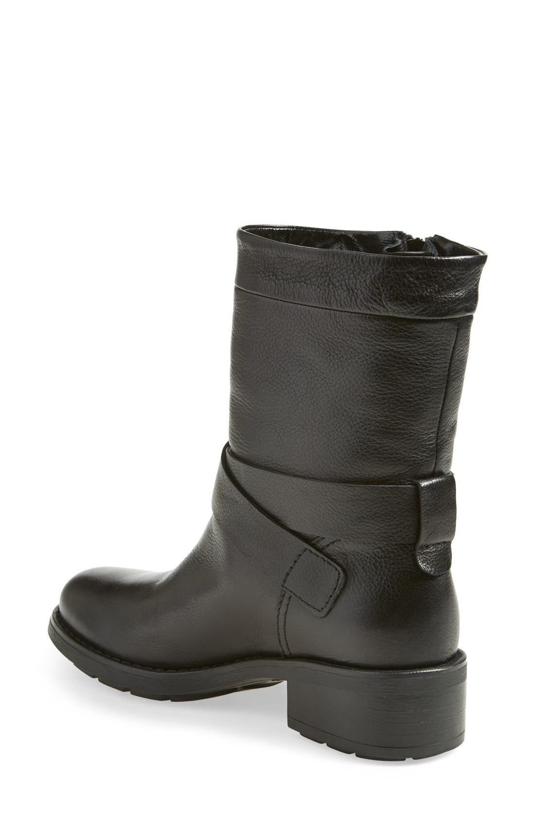 Aquatalia 'Sami' Weatherproof Moto Boot, Alternate, color, 