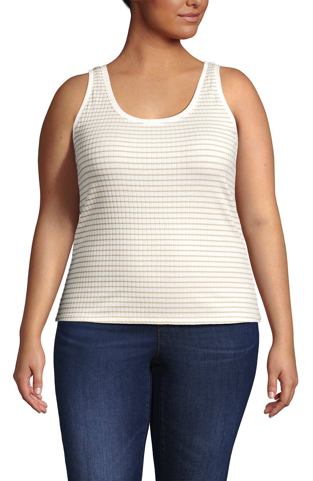 Ivory/Blush Easy Stripe