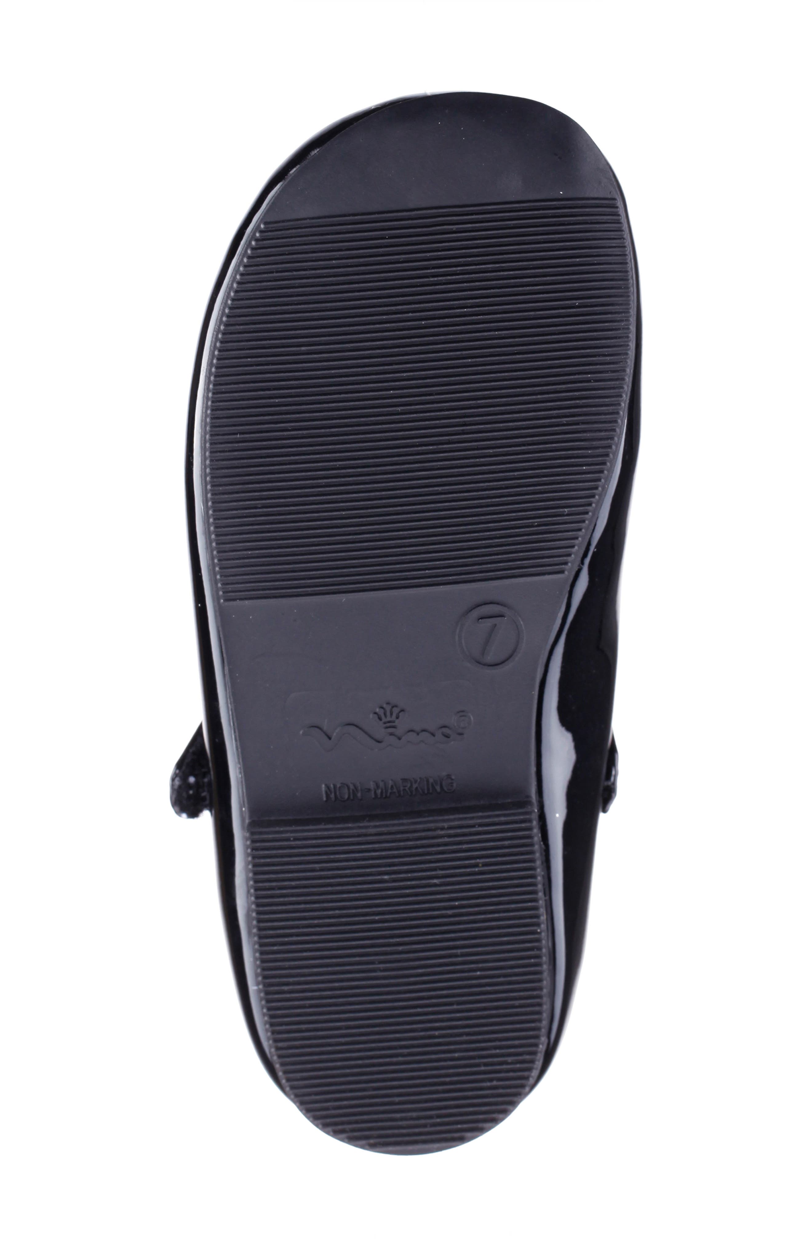 Nina Kids' Bluee Rosette Mary Jane Flat, Alternate, color, 