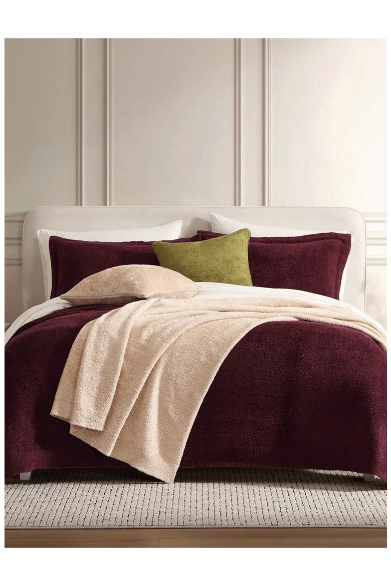 Cloud Silque Throw Pillow, Alternate, color, BLUSH