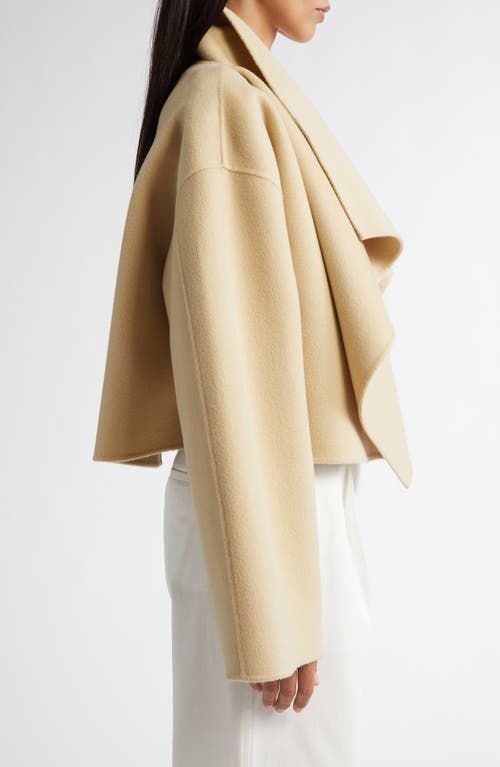Totême Toteme Signature Double Face Wool Jacket In Peanut