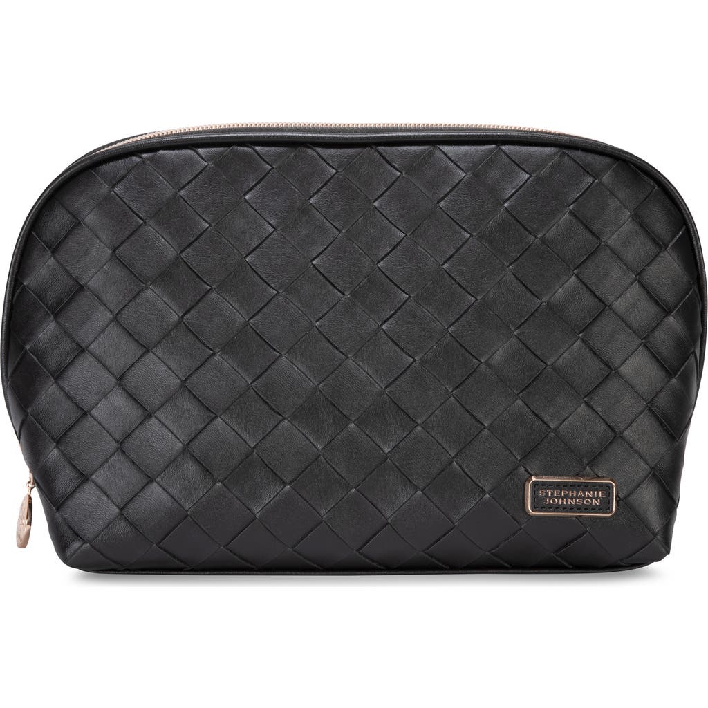 Stephanie Johnson Paros Coconut Lola Makeup Bag In Black