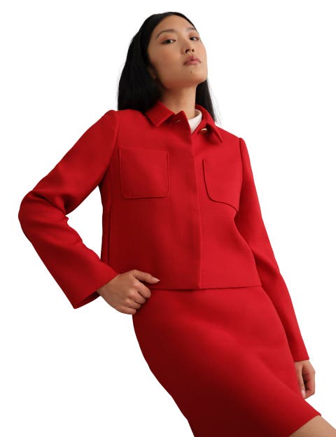 Nessie Boxy Collard Jacket