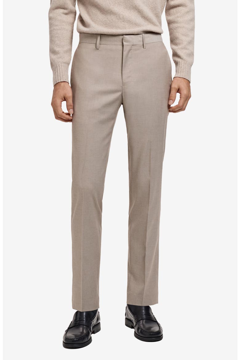 Paris Slim Fit Suit Pants, Main, color, SAND