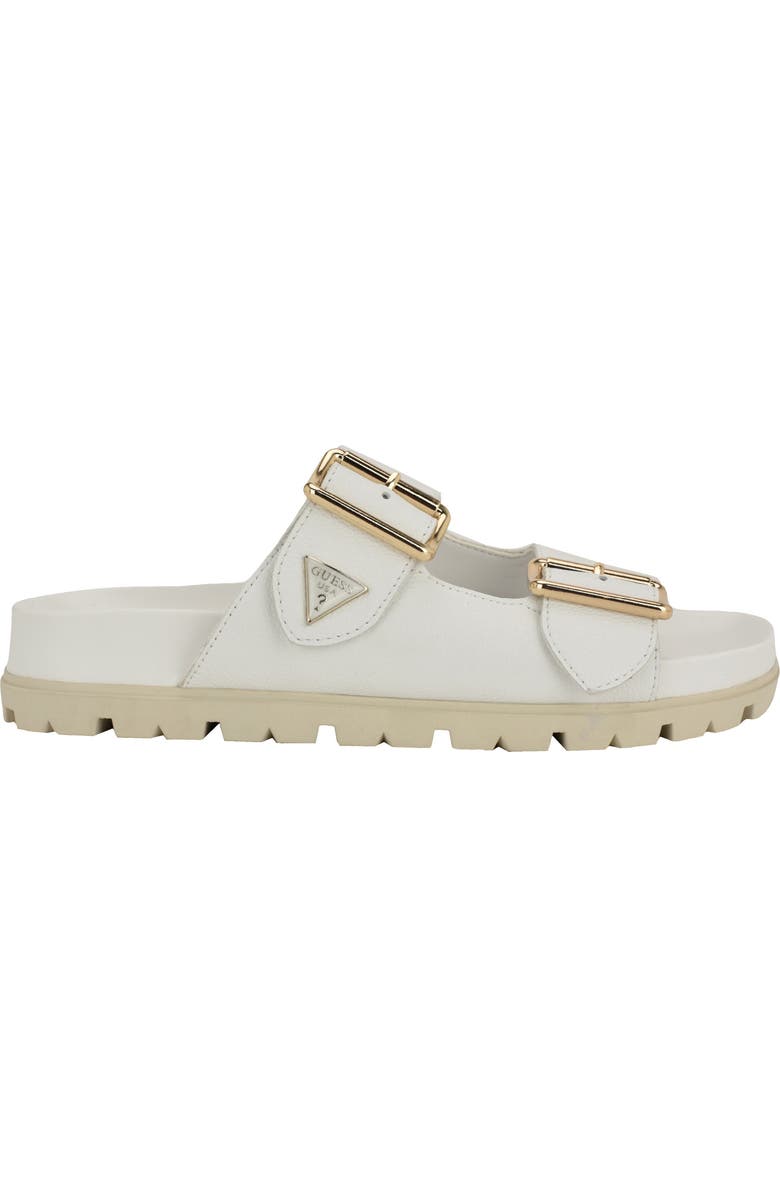 GUESS Fasten Sandal, Alternate, color, Bianco