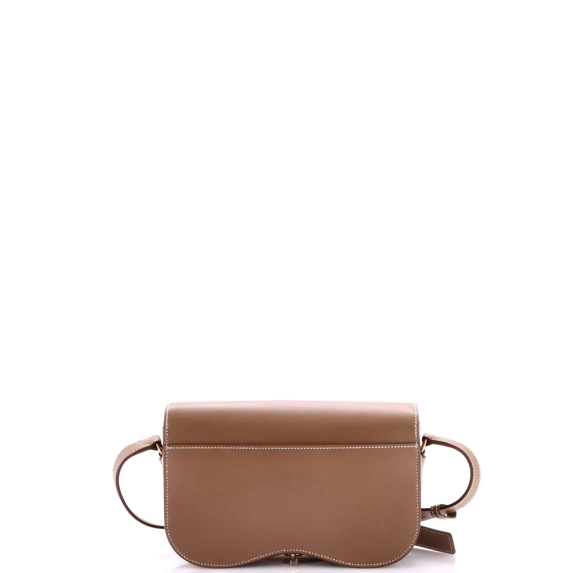 Pre-Owned Hermes Della Cavalleria Elan Shoulder Bag Tadelakt, Alternate, color, Etoupe