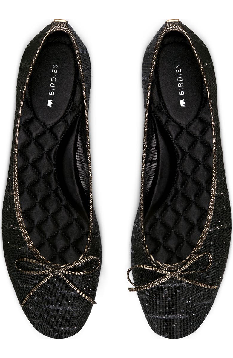 Birdies Songbird Metallic Mesh Ballet Flat, Alternate, color,