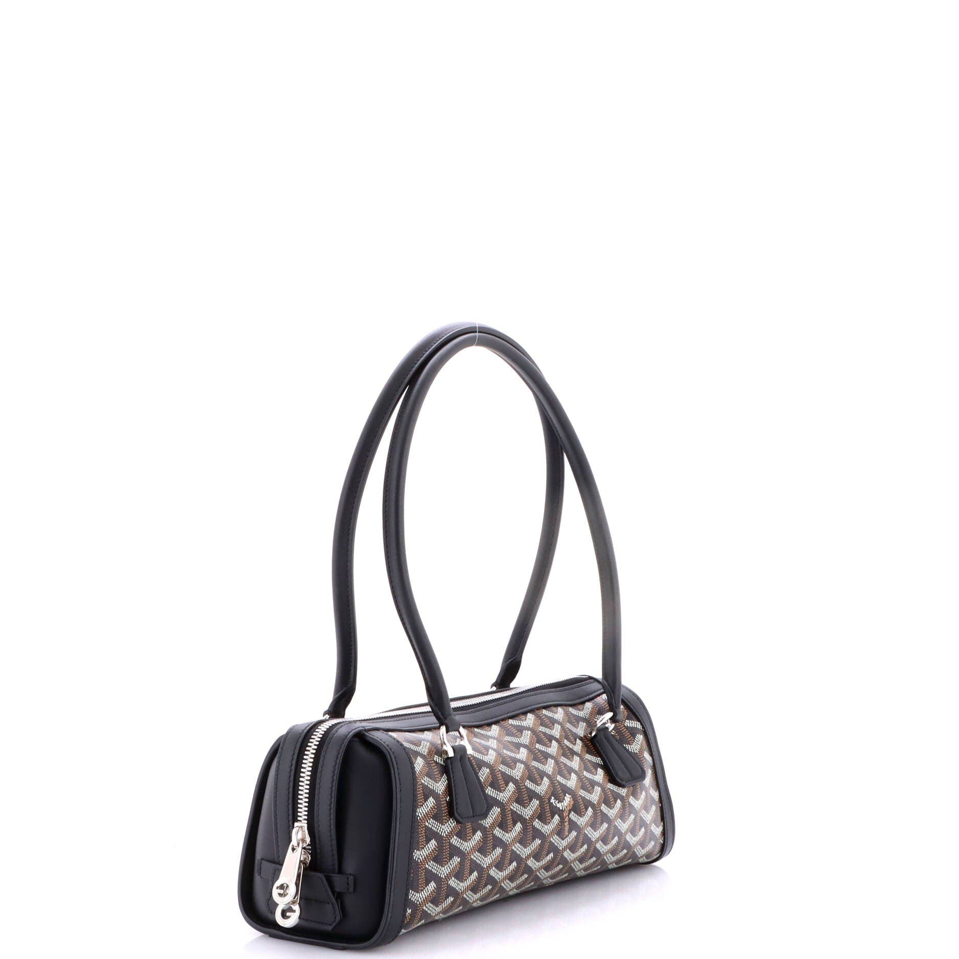 Bonbonniere Bag Coated Canvas, Alternate, color, Black
