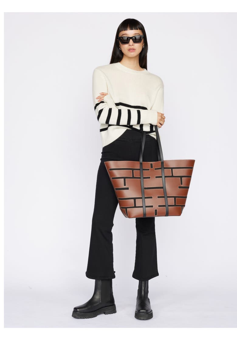 FRAME Jet Set Crop Mini Bootcut Pull-On Jeans, Alternate, color, Sheen Noir