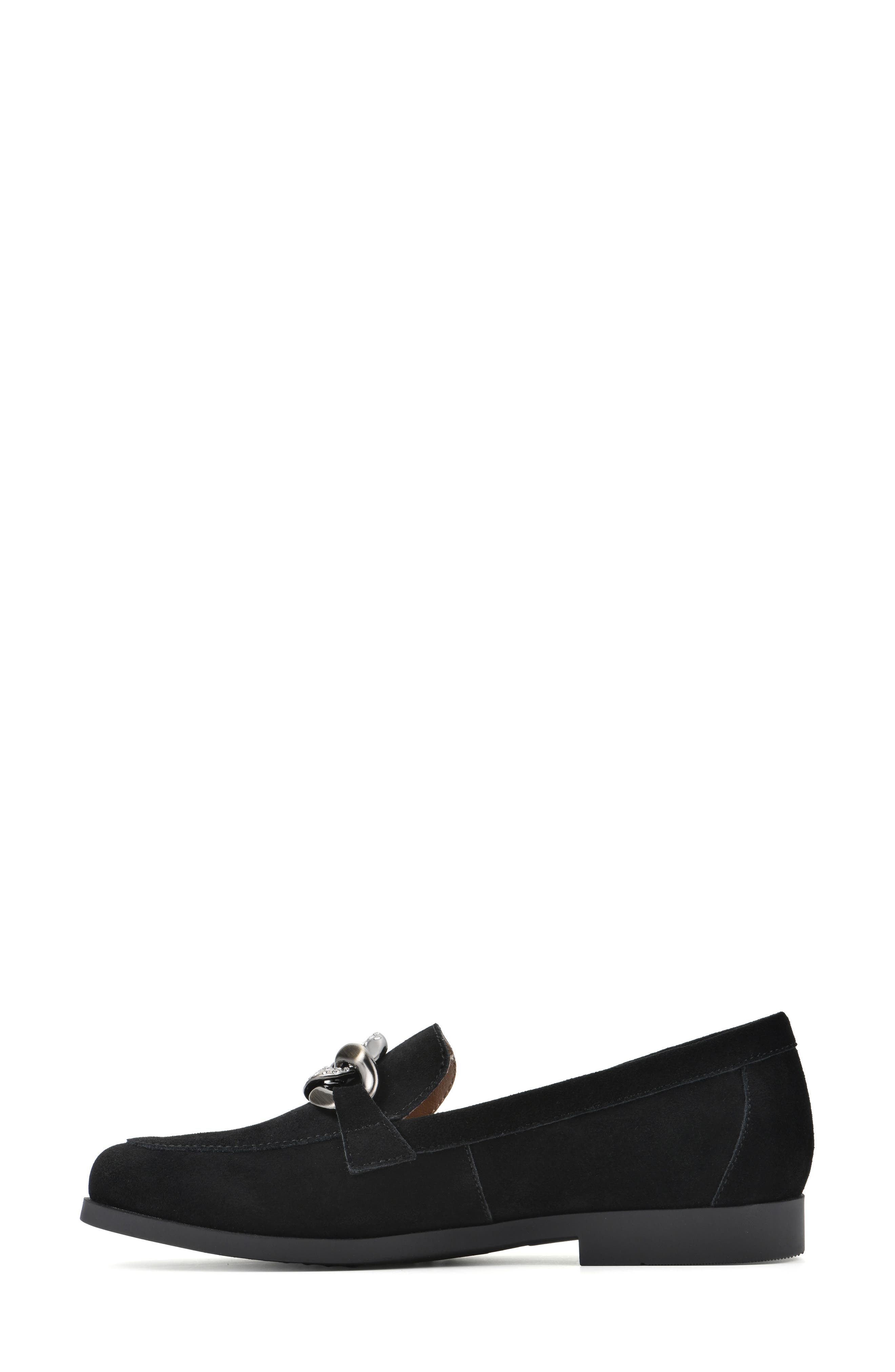 White Mountain Footwear Casavas Embellished Chain Loafer, Alternate, color, 