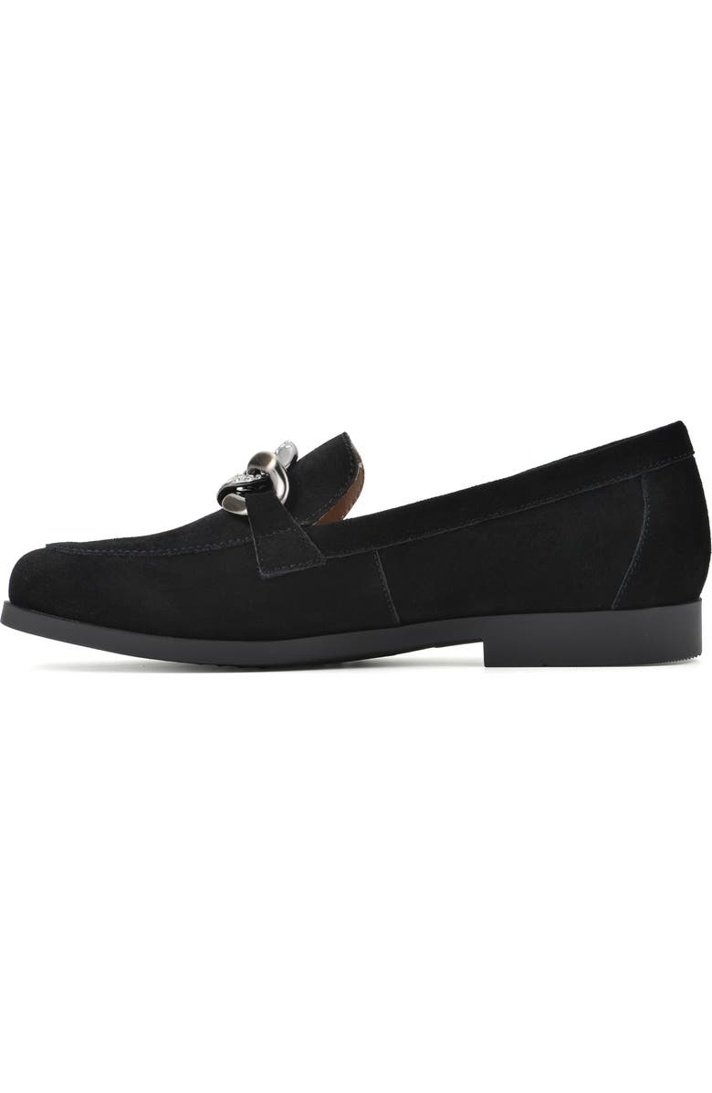 White Mountain Footwear Casavas Embellished Chain Loafer, Alternate, color,