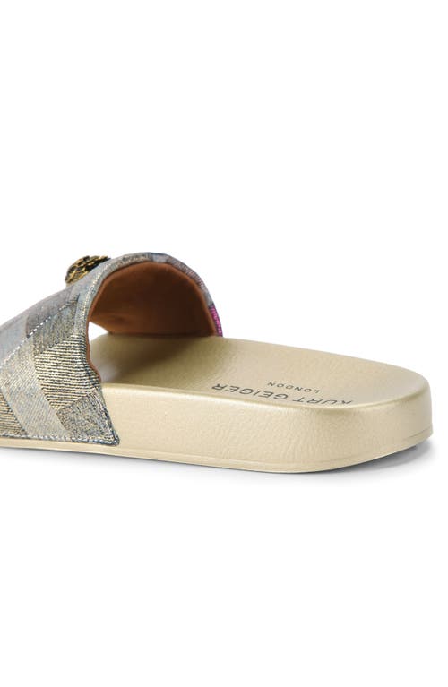 Kurt Geiger London Meena Eagle Slide Sandal In Multi