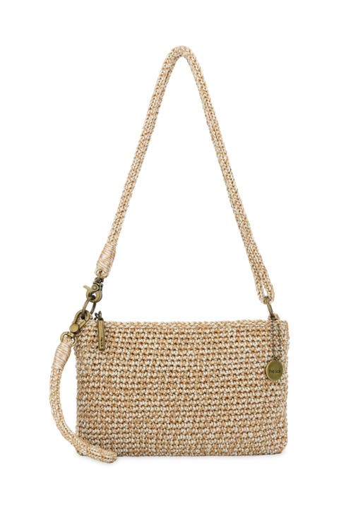 Vita Hand Crochet Crossbody Wristlet