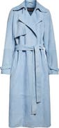 Proenza Schouler Ramona Belted Suede Trench Coat