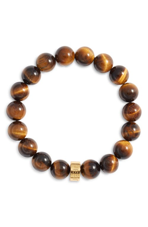 Nest Jewelry Malachite Stretch Bracelet In Brown