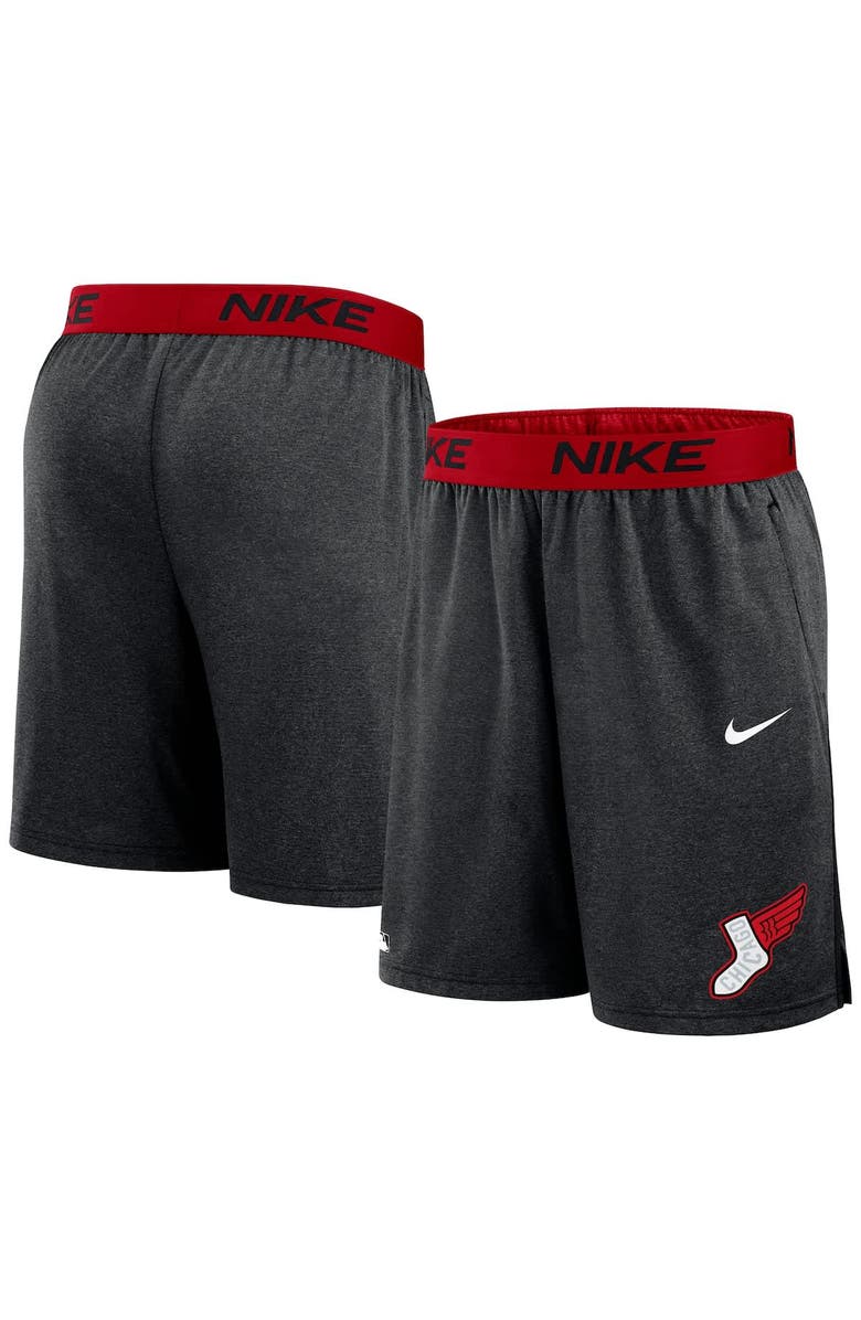 Nike Men's Nike Charcoal/Red Chicago White Sox 2025 City Connect Authentic Collection Knit Shorts, Alternate, color, Charcoal